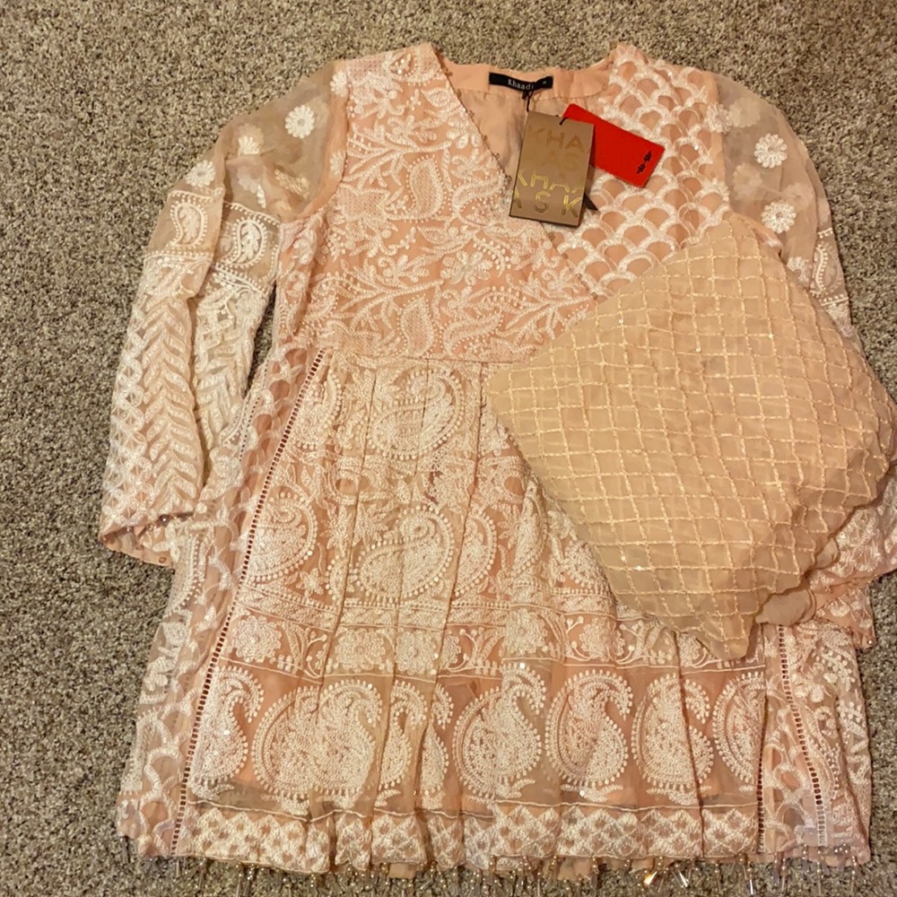 Khaadi Kaas Kameez and dupata
